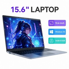 NEW Laptop Computer 15.6 inch Intel Quad-Core Processors 16GB RAM+512GB SSD picture