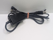 USB-A Male to 3.5mm TRS Male Adapter Cable w/ Inline Module Black Cord picture