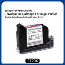 3-Pack 12.7mm Handheld Inkjet Printer Cartridge Ink for Date Batch Coder picture