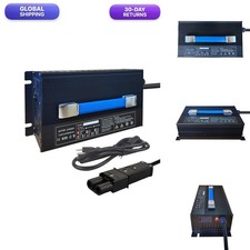 Abakoo 48V 15A Battery Charger for Yamaha Golf Cart G19 G22 2 Pin Plug picture