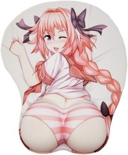 Astolfo 3D Anime Mouse Pads with Wrist Rest Gaming Oppai Mousepads 2Way Skin picture