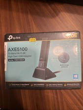 TP-Link AXE5100 Tri-Band Wi-Fi 6E High Gain USB Adapter Archer TXE5100UH PC picture