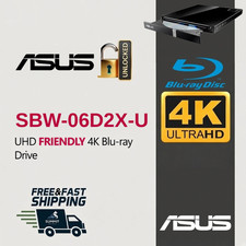 ASUS SBW-06D2X-U PRE-FLASHED UHD Friendly 4K Blu-ray Burner LibreDrive MakeMKV picture