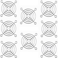 Fan Grill Metal Household Grill Protector Finger Guard for 60mm Case Fan 8pcs Si picture