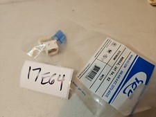 Icc IC1078E5WH Cat-5E Ez Module insert White Ethernet Jack Keystone 17e64 New picture