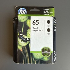 3 Pack Genuine HP 65 Black + Tri Color Ink Cartridges SEALED Exp 2021 picture