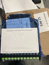 *NIB* 12- Pack CLEARFIELD OEM SCAPC 12 Fiber Ribbon Patch And Splice Cassettes. picture