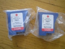 New  4PK Comparable Pitney Bowes Red Ink for K700  797-0 7970 797-Q 797-M  picture