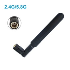 10x 5DBi 2.4GHz / 5.8GHz Dual-Band Antenna RP-SMA Male Jack Connector Black picture