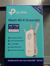 Tp-Link RE450 AC1750 Gigabit Mesh Wi-Fi Range Extender - Brand New Sealed picture