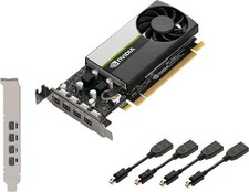 PNY T1000, 4GB GDDR6, 4x mDP (PNY VCNT1000-PB), Nvidia Quadro, 3536403384692 picture