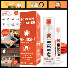 Screen Cleaner & Wipe Kit - 3.4oz + 0.3oz, Streak-Free, Anti-Static, Safe for Al picture