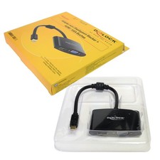 Delock 65553 adapter 1x mini DisplayPort to1x VGA 1x HDMI female 18 cm cable New picture