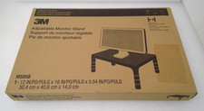 3M MS85B Adjustable Monitor Stand Desktop Riser for Laptop/Monitor, Black picture