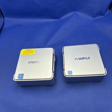 Lot Of 2 Kamrui GK3V Mini PC Intel Celeron J4125 Quad Core No Hard Drive picture