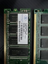 NANYA 256MB X2 DDR 333MHz PC2700U-25330 CL2.5 305956-041 Memory Module RAM picture