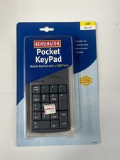 Kensington Pocket Wired KeyPad with 2-Port USB Hub, Model #33006 NEW and Sealed picture