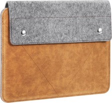 9-11 Inch Felt Leather Tablet Sleeve Bag Carrying Case Fits New 11-inch iPad Air picture