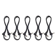 5 PCS 3 FT Right Angle DC Power 5.5x2.1mm Patch Cable Wire Male To Male picture