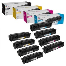 LD Replacement Replacements Fits for HP 305A 2 Black 2 Cyan 2 Magenta 2 Yellow picture