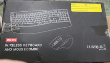 Keyboard Wireless and Mouse Combo MK399 Ergonomic Design 2.4G Full Size Wave picture