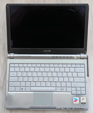 Vintage Sony VAIO VGN-TX750P, Battery, Power Supply, OEM Software - 2006 (Works) picture
