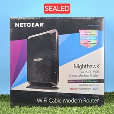 NETGEAR Nighthawk AC1900  WiFi Cable Modem Router C7000 Docs is 3.0 (SEALED/NEW) picture