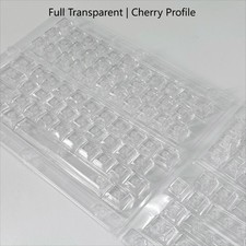 Clear Frosted PC Keycaps Set for Mechanical Keyboard 60% 75% TKL 100% MX picture