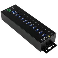 StarTech 10-Port Industrial ESD and Surge Protection USB 3.0 Hub picture