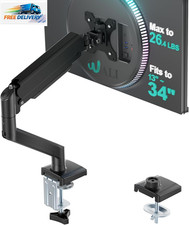 Adjustable Single Monitor Arm for 13-34 Inch Screens, up to 26.4 Lbs picture