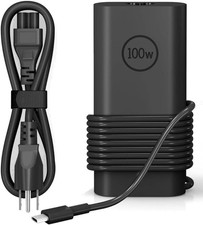 100W USB C Laptop Charger for Dell Computer Charger Type C Gan Ultra Slim picture