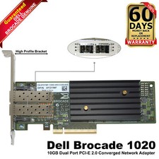 Dell Brocade 1020 Dual-Ports 10GbE SFP+ PCIe 2.0 x8 FH Network Adapter CNA FDYMF picture