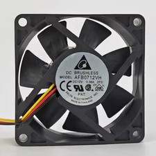 Delta AFB0712VH 7025 12V 0.56A 7CM 3-Wire Cooling Fan picture