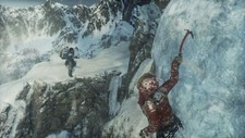 Landscape rise of the tomb raider rear view winter snow Custom Gaming Mat Desk picture