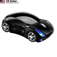 elec Space Wireless Mouse, 2.4GHz Car Shaped Pink Mouse Cool black picture