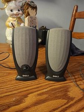 Dell A215 0D3431,0W2739 Desktop PC Computer Speakers Set Multimedia Audio picture
