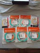 5 - Beyondtech Optical Fiber Patch Cable OM3 50/125 Duplex - Plus 2 Bonus Cables picture