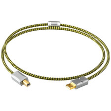 Silver-plated A to B 2.0 sound card audiophile DAC decoder computer data cable picture