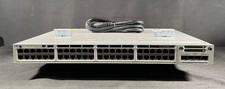 Cisco WS-C3850-48T-S 48Port Gigabit IP Base Switch w/C3850-NM-2-10G Module picture