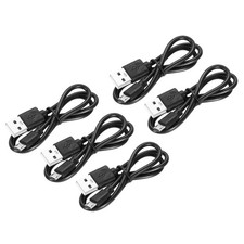5 Pcs Micro USB Cable, 1ft USB Micro Cable USB to Micro USB Cable, Black picture