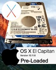 1000GB (1TB) | MacBook Pro Hard Drive El Capitan 10.11 2.5 2009 2010 2011 A1286 picture