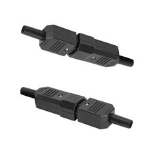 AC250V 10A 3 Terminals IEC320 Power Socket Plug Adapter Device Connector,10Pair picture