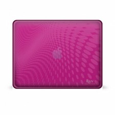 ILUV Pink Flexi Clear Case With Dot Wave Pattern For iPad 1G picture