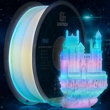 Geeetech 1.75mm Luminous PLA 3D Printer Filament 1kg Multicolor Glow In the Dark picture