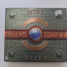 Myst Riven Ages of Myst 5th Anniversary Vintage Big Box Cyan Productions Red Orb picture