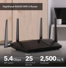 Gaming router Netgear Nighthawk AX6/6-Stream AX5400 V2  WIFI 6 Router, 5.4Gbps picture