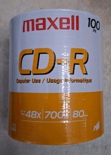 Maxwell CD-R 700MB 80 Minute 48x100 Pieces picture