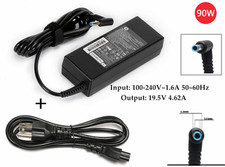 Genuine OEM 90W Blue Tip HP AC Adapter Charger 709986-003 710413-001 4.5*3.0mm picture