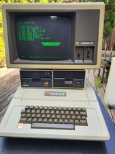 VINTAGE APPLE II PLUS COMPUTER SYSTEM – FULLY WORKING – 64K – DUAL DISK II DRIVE picture