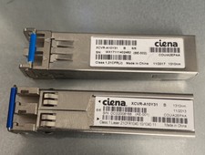 Lot Of 2 Used XCVR-A10Y31 -1000BASE-LX Fiber Optic SFP Transceiver Modules picture